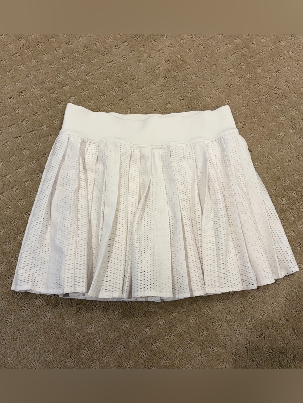 Lululemon Pleated Open Knit High Rise Tennis Skirt